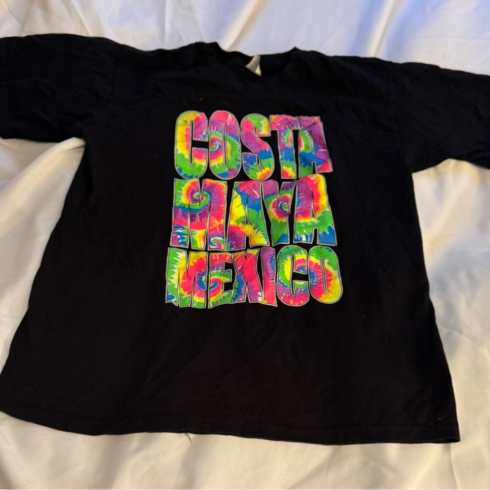 Costa Maya Mexico Tie-Dye Graphic Tee